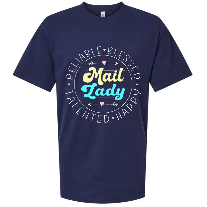 Mail Lady Postal Worker Sueded Cloud Jersey T-Shirt