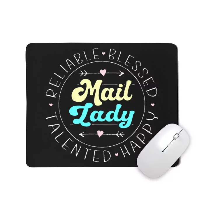 Mail Lady Postal Worker Mousepad