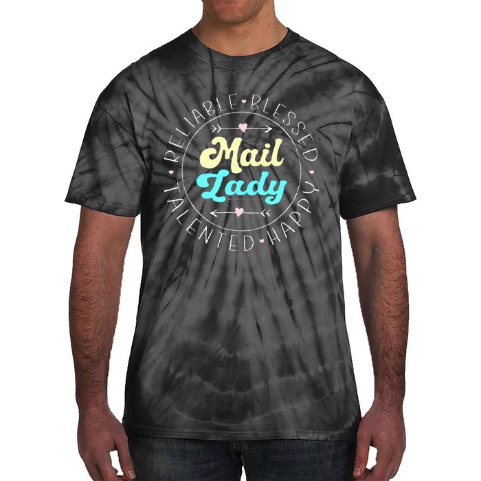 Mail Lady Postal Worker Tie-Dye T-Shirt