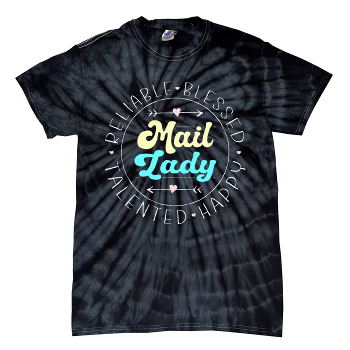 Mail Lady Postal Worker Tie-Dye T-Shirt