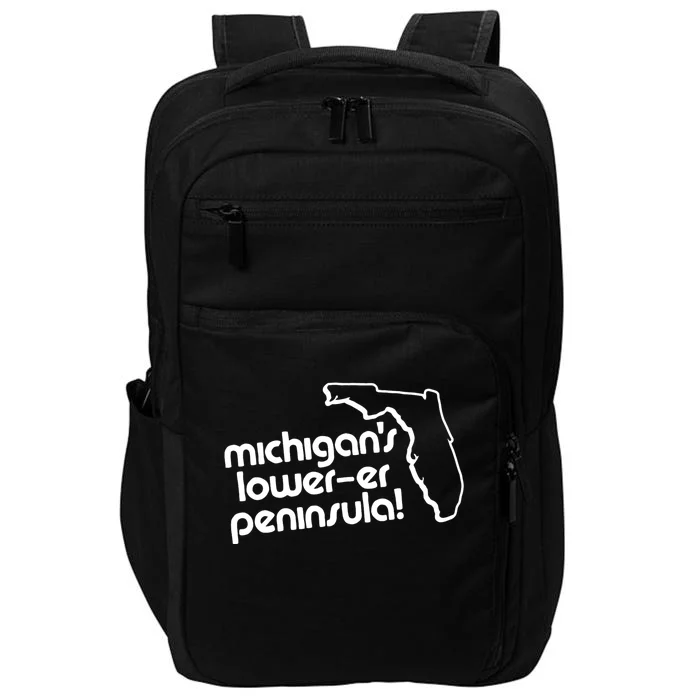 Michigans LowerEr Peninsula Apparel Impact Tech Backpack