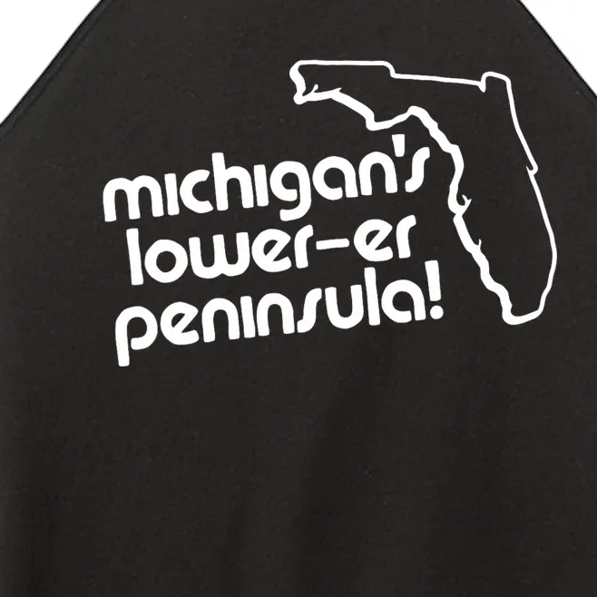 Michigans LowerEr Peninsula Apparel Women’s Perfect Tri Rocker Tank