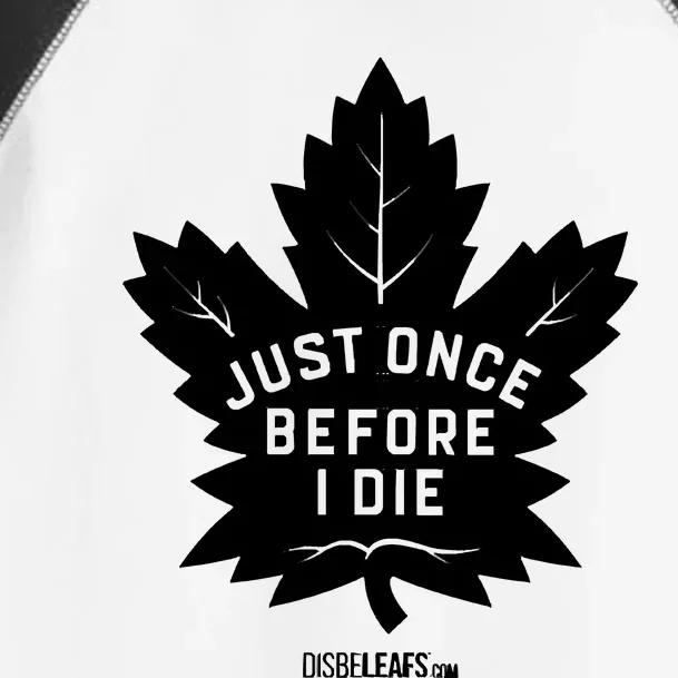 Maple Leafs &Quot;Just Once&quot; Dark Toddler Fine Jersey T-Shirt