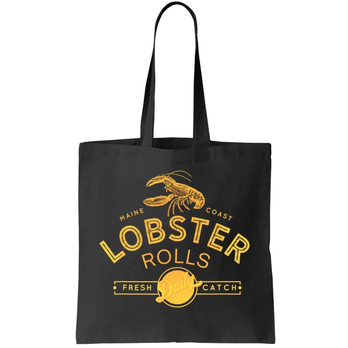 Maine Lobster Roll Vintage Distressed Sea Life Tote Bag