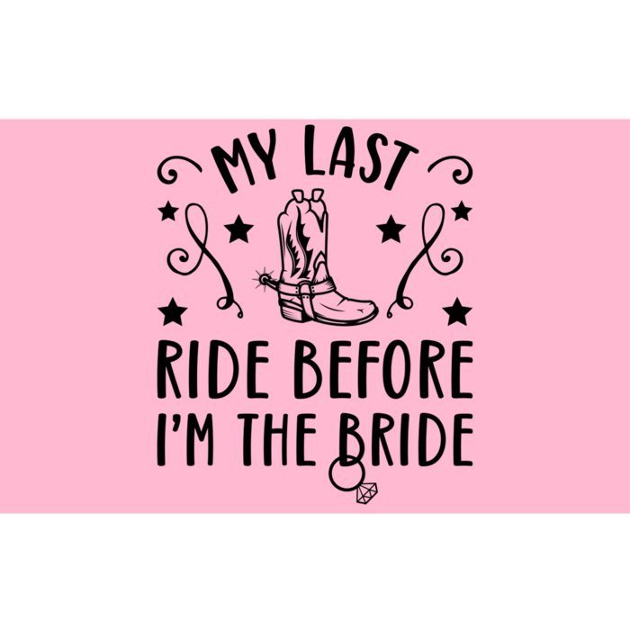 My Last Ride Bride Bachelorette Party Wedding Bridesmaid Bumper Sticker