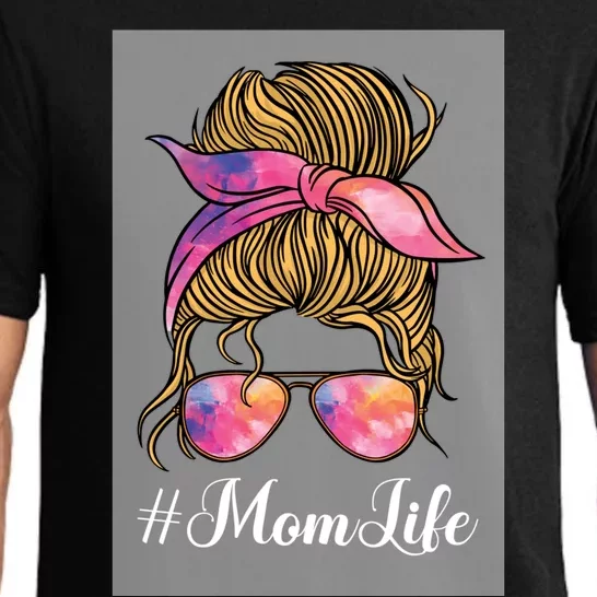 Mom Life Rainbow Sunglasses Rainbow Print Bandana Cute Gift Pajama Set