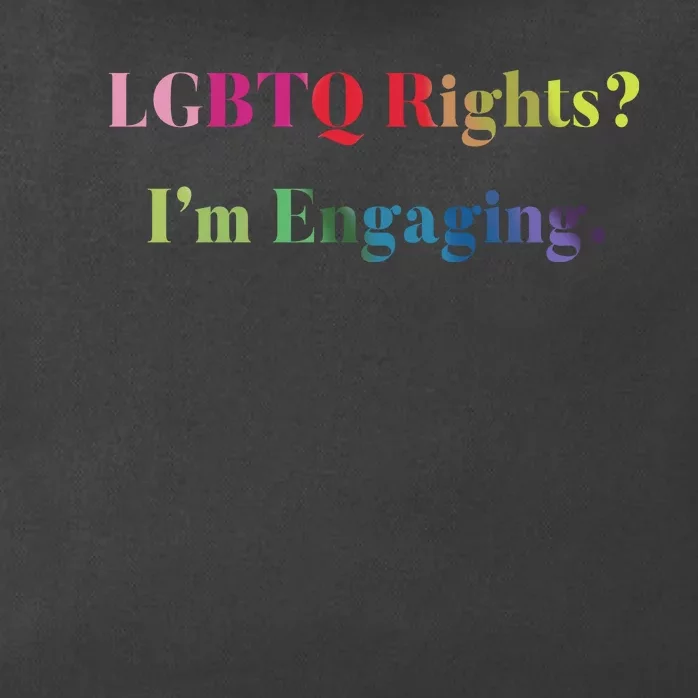 Meredithmarks Lgbtq Rights IM Engaging Zip Tote Bag