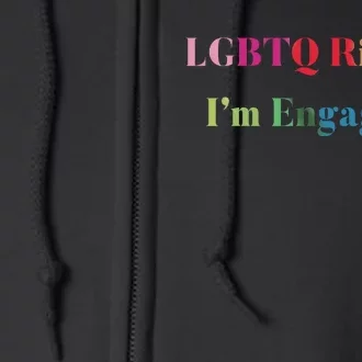 Meredithmarks Lgbtq Rights IM Engaging Full Zip Hoodie