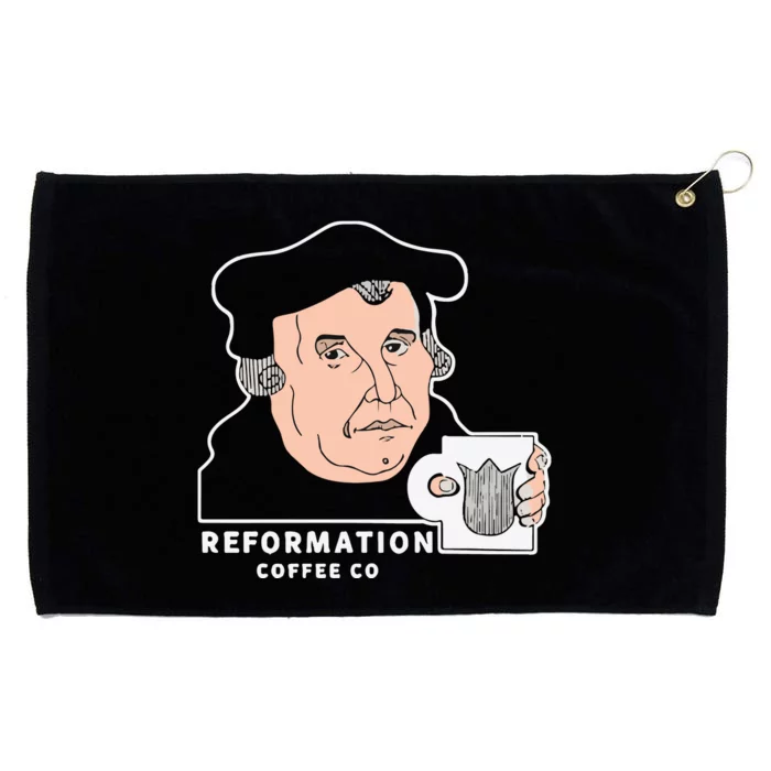 Martin Luther Reformation Coffee Co Grommeted Golf Towel