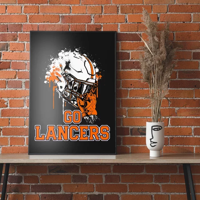 Manchester Lancers Rising Helmet Go! Poster