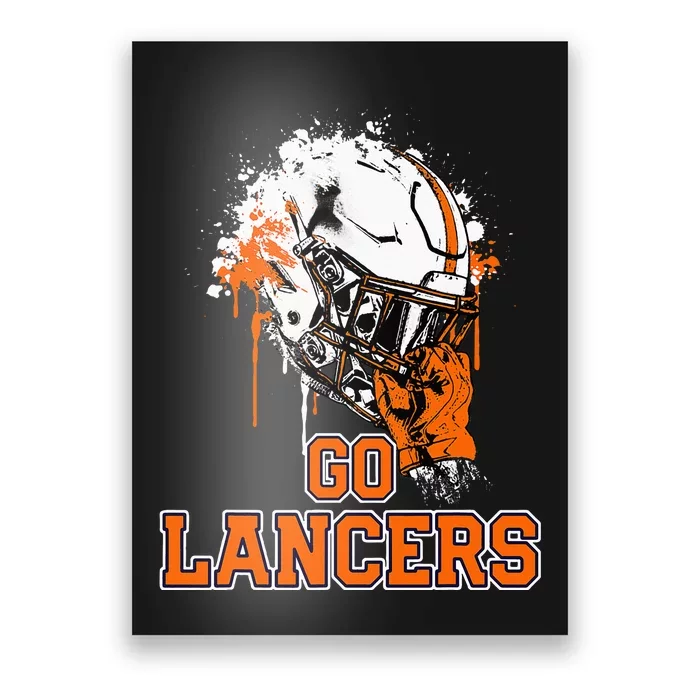 Manchester Lancers Rising Helmet Go! Poster