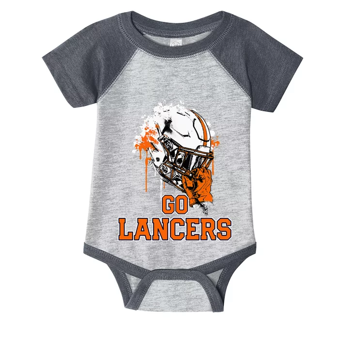 Manchester Lancers Rising Helmet Go! Infant Baby Jersey Bodysuit