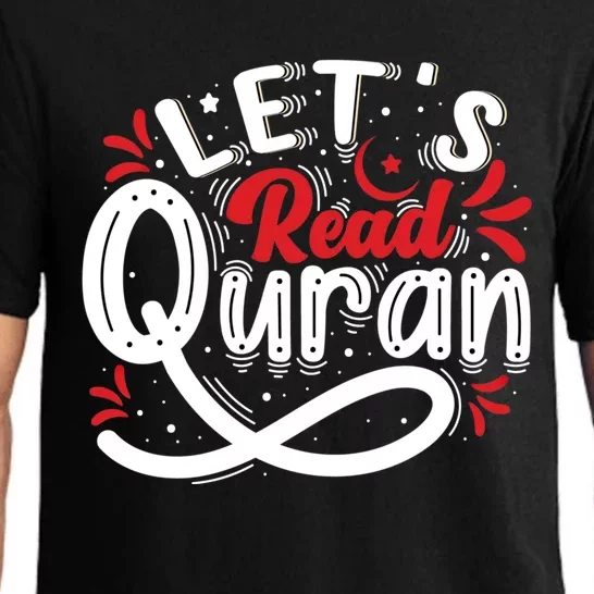 Muslim Lets Read Quran Islamic Quote Great Gift Pajama Set