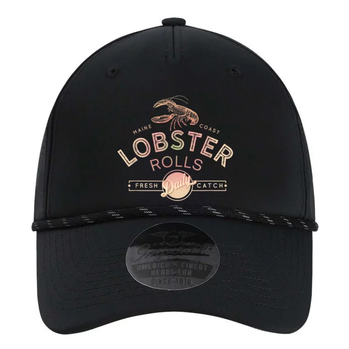 Maine Lobster Roll Vintage Distressed Sea Life Performance The Dyno Cap