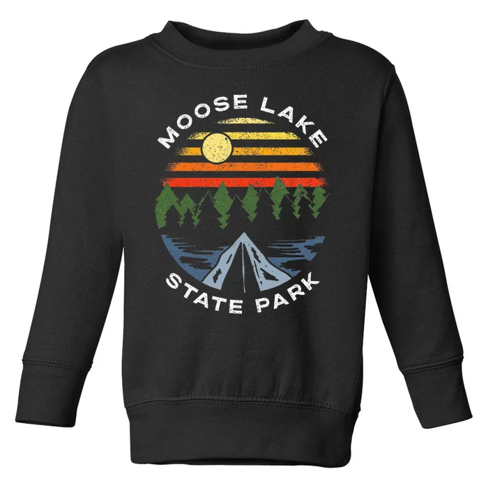 Moose Lake State Park Minnesota Camping Mn Souvenir Toddler Sweatshirt