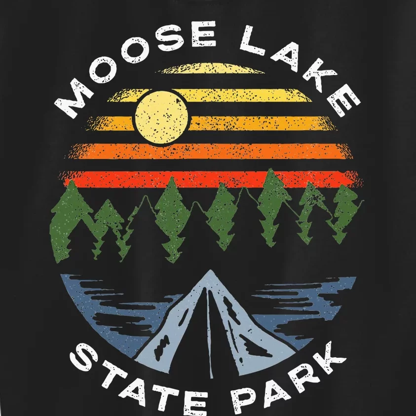 Moose Lake State Park Minnesota Camping Mn Souvenir Kids Sweatshirt