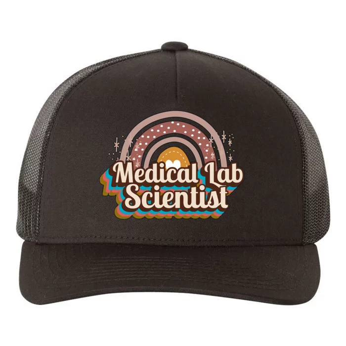 Medical Lab Scientist Science Lover Retro Vintage Yupoong Adult 5-Panel Trucker Hat