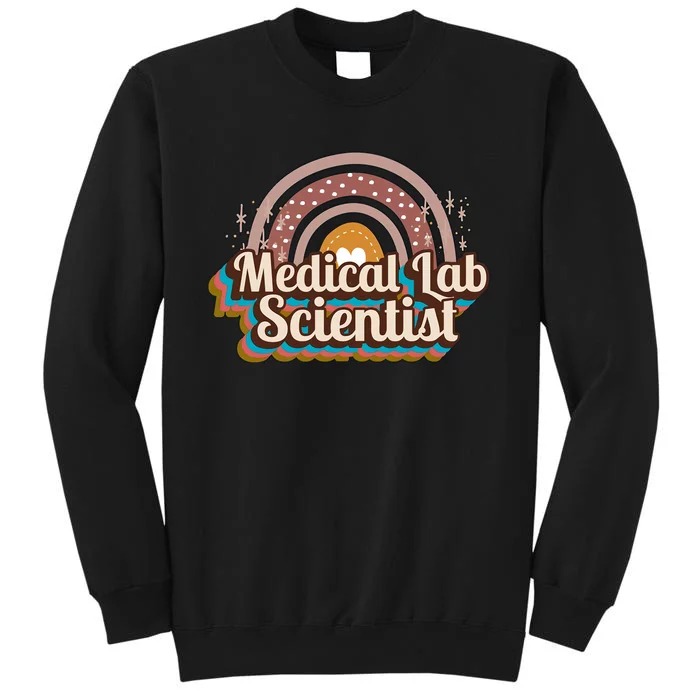 Medical Lab Scientist Science Lover Retro Vintage Tall Sweatshirt