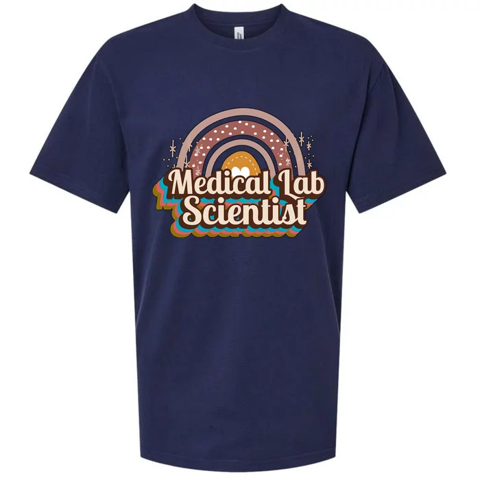 Medical Lab Scientist Science Lover Retro Vintage Sueded Cloud Jersey T-Shirt