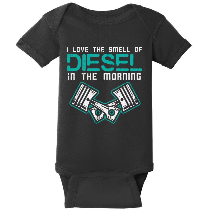 Mechanic Love Smell Of Diesel In Morning Baby Bodysuit