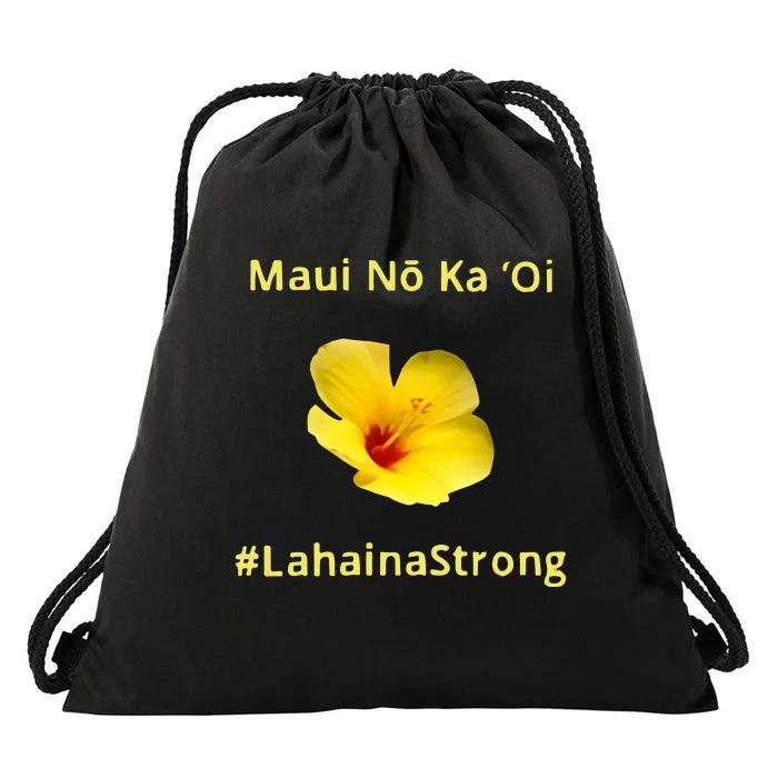 Maui Lahaina Strong Hawaii Strong Wildfire Support Drawstring Bag