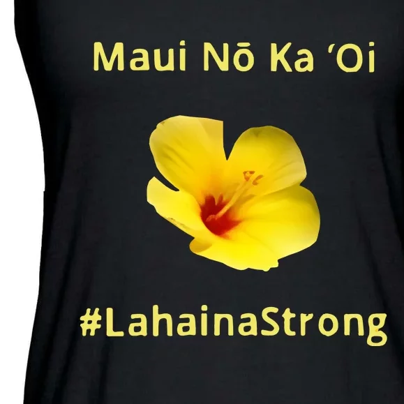 Maui Lahaina Strong Hawaii Strong Wildfire Support Ladies Essential Flowy Tank