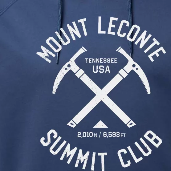 Mount LeConte Summit Club | I climbed Mount LeConte Performance Fleece Hoodie