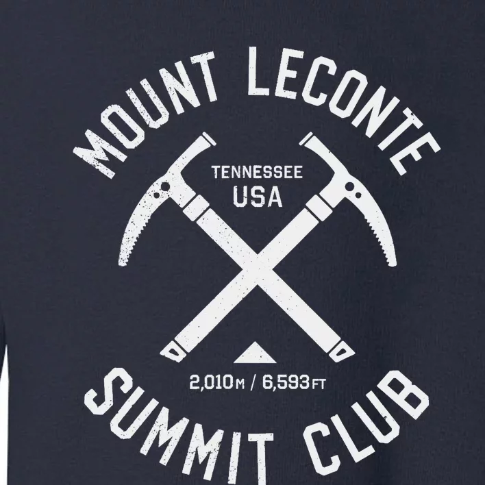 Mount LeConte Summit Club | I climbed Mount LeConte Toddler Sweatshirt