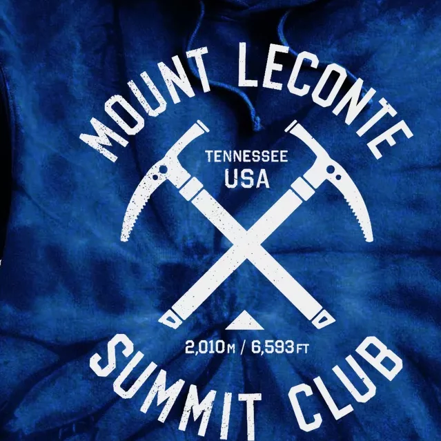 Mount LeConte Summit Club | I climbed Mount LeConte Tie Dye Hoodie