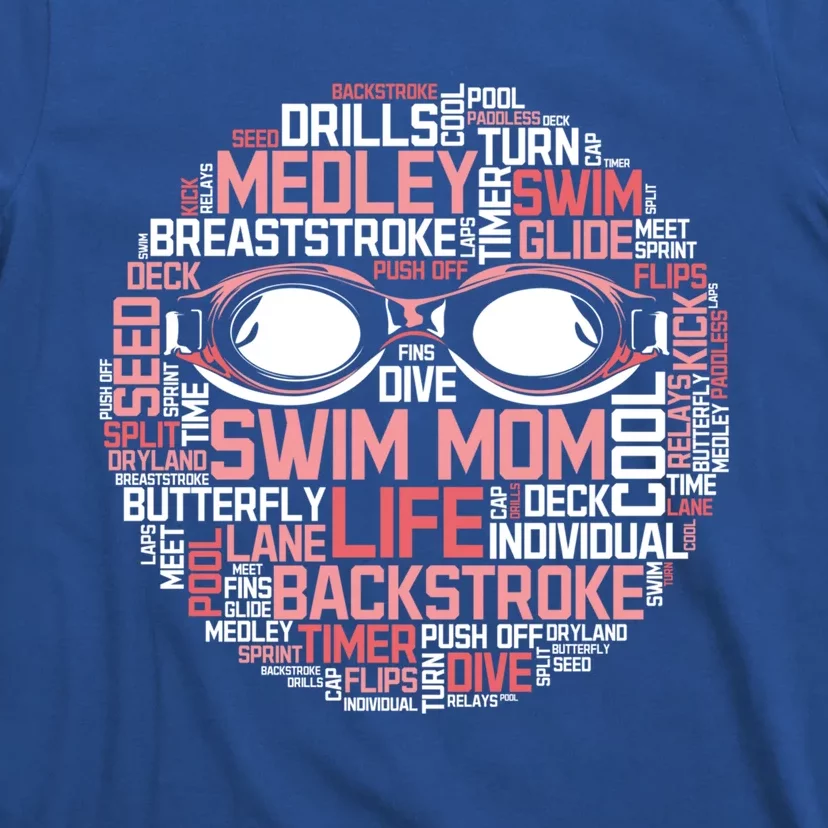 Mom Life Swimming Team Sport Practice Swimmers Gift T-Shirt