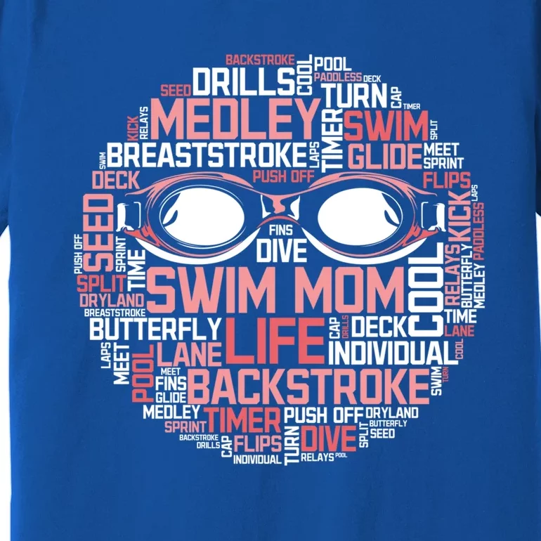 Mom Life Swimming Team Sport Practice Swimmers Gift Premium T-Shirt