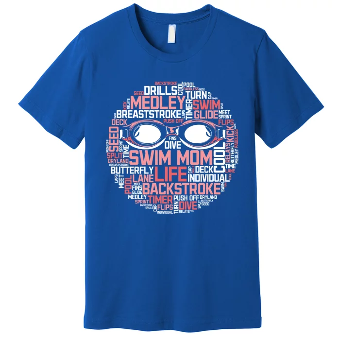 Mom Life Swimming Team Sport Practice Swimmers Gift Premium T-Shirt