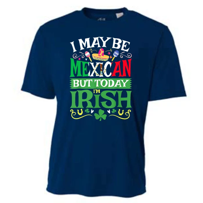 Mexican Latino St Saint Patricks Day Beer Shamrock Gift Cooling Performance Crew T-Shirt