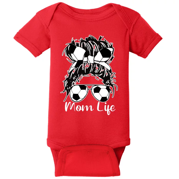 Mom Life Soccer Mom Baby Bodysuit