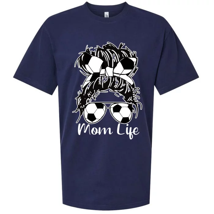 Mom Life Soccer Mom Sueded Cloud Jersey T-Shirt