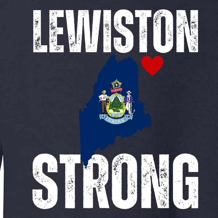 Maine Lewiston Strong Toddler Sweatshirt