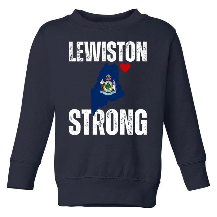 Maine Lewiston Strong Toddler Sweatshirt