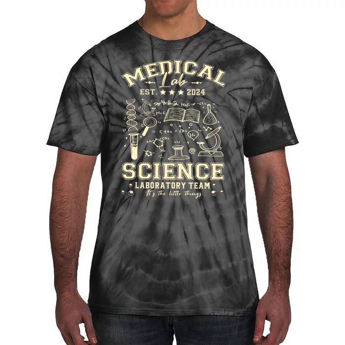 Medical Lab Science Team Est 2024 Tie-Dye T-Shirt