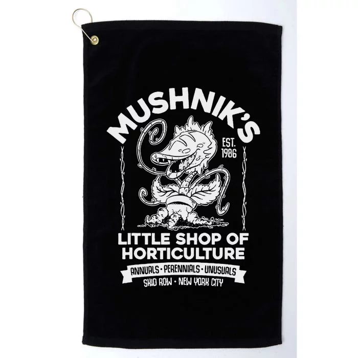 Mushniks Little Shop Of Horticulture Horror Platinum Collection Golf Towel