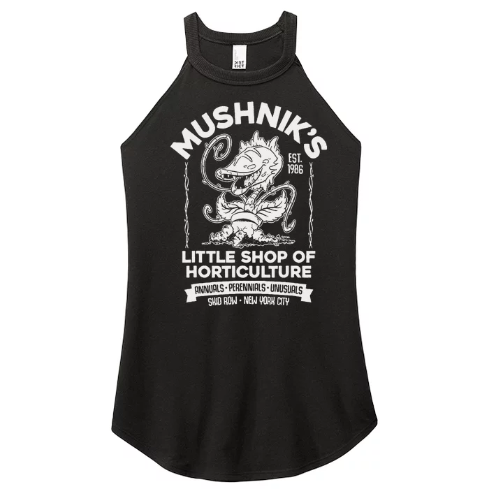 Mushniks Little Shop Of Horticulture Horror Women’s Perfect Tri Rocker Tank