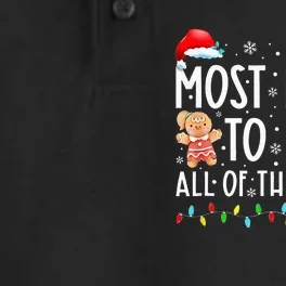 Most Likely To Eat All The Christmas Cookies Family Xmas Dry Zone Grid Performance Polo