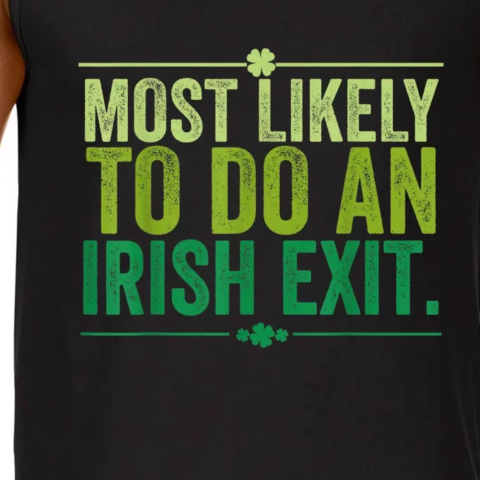 Most Likely To Do An Irish Exit Comfort Colors® Tank Top