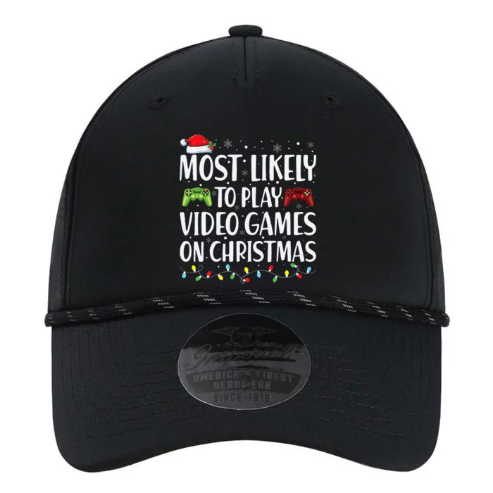 Most Likely To Play Video Game On Christmas Santa Gaming Performance The Dyno Cap