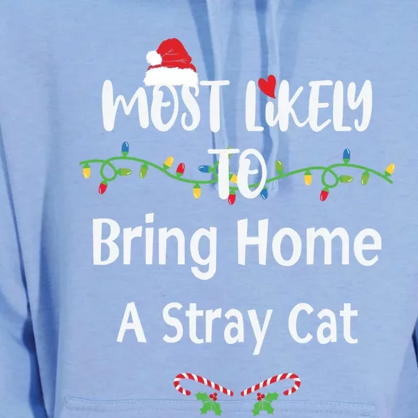 Most Likely To Bring Home A Stray Cat Unisex Surf Hoodie