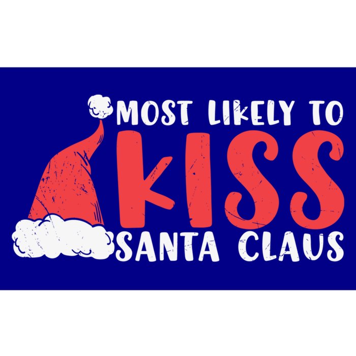 Most Likely To Santa Claus Christmas Pajama Pj Graphic Funny Gift Bumper Sticker