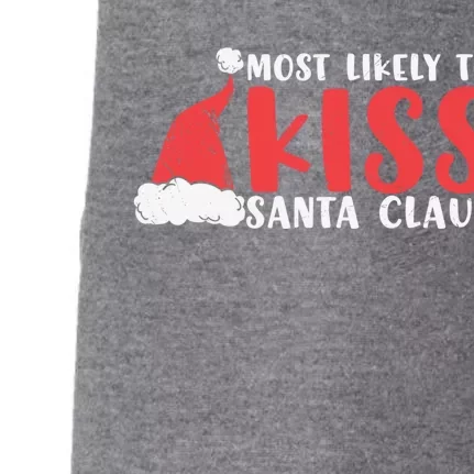 Most Likely To Santa Claus Christmas Pajama Pj Graphic Funny Gift Doggie 3-End Fleece Hoodie