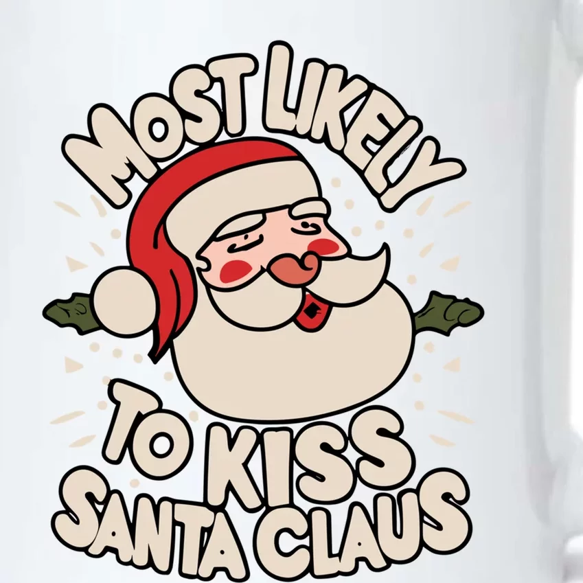 Most Likely To Santa Claus Family Christmas Meaningful Gift Black Color Changing Mug