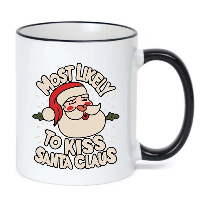 Most Likely To Santa Claus Family Christmas Meaningful Gift Black Color Changing Mug