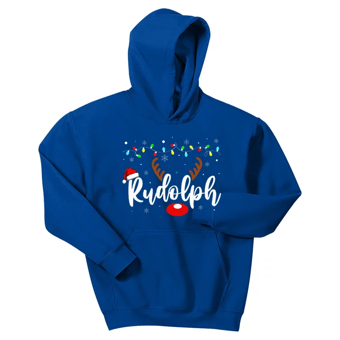 Most Likely To Try Ride Rudolph Funny Couples Christmas Meme Kids Hoodie