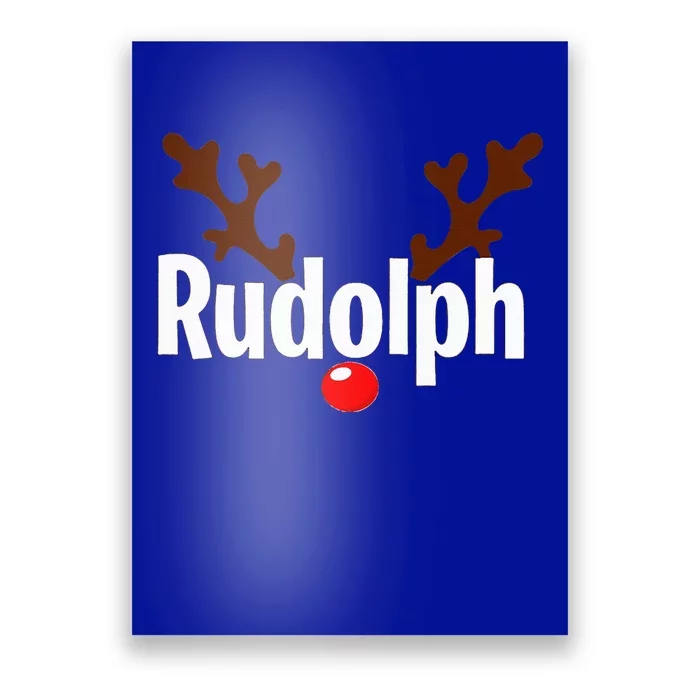 Most Likely To Try Ride Rudolph Funny Couples Christmas Poster